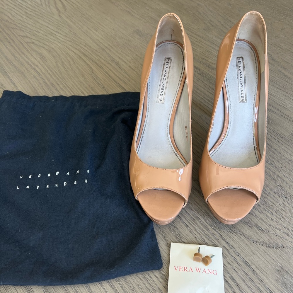 Vera Wang Lavender Platform Heels
